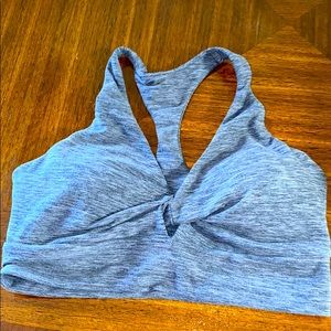 Victoria Secret Blue Crop Top Sports Bra